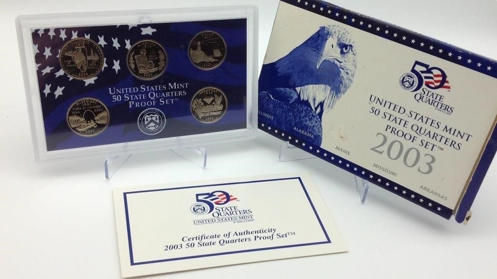 2003 U.S Mint 50 State Quarter Proof Set