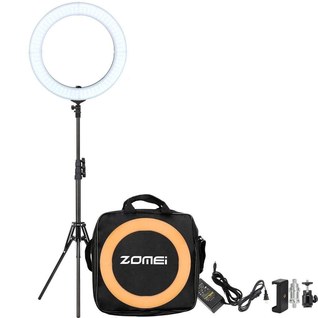 18 Inch Ring Light with Tripod Stand, Dimmable