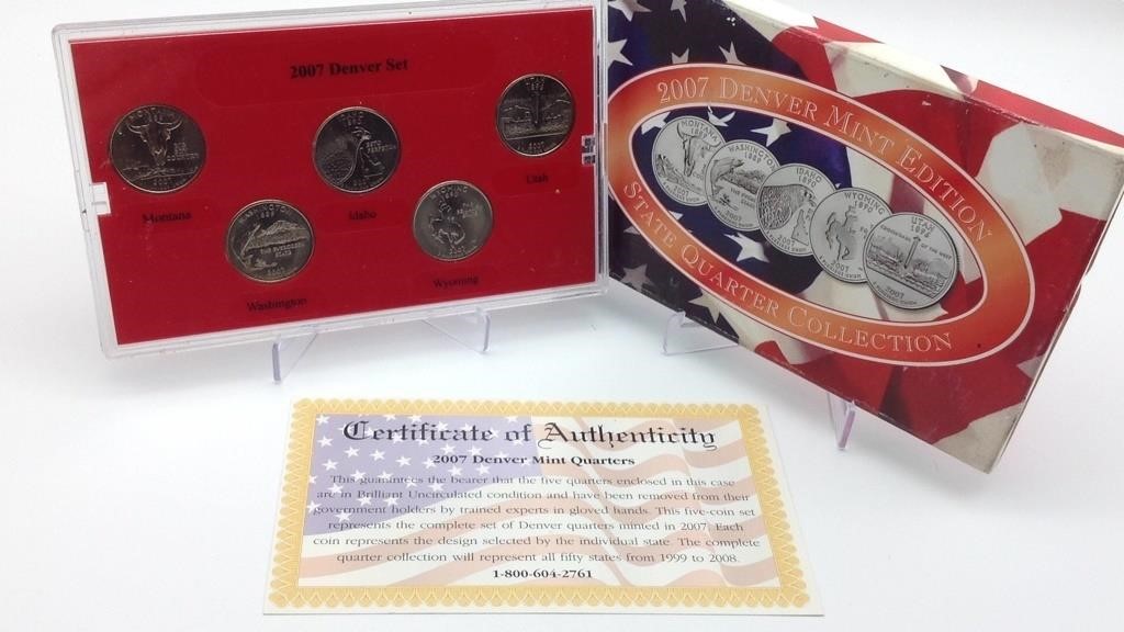 2007 Denver Mint Edition State Quarter Collection