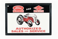 FRAMED REPRODUCTION FORD TRACTORS SST SIGN
