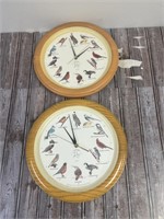 Bird wall clocks