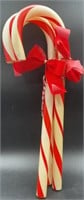PLASTIC CANDY CANES - 3 PCS - APPROX 14 INCHES
