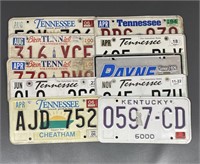 Miscellaneous Tennessee & Kentucky License Plates