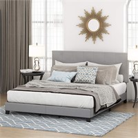$294 - Furinno Laval Button Tufted CAL KING