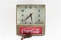DRINK COCA-COLA LIGHTED WALL CLOCK