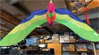 Multicolor Flying Bird Kite with 60in wingspan
