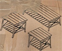 Outdoor Table Set - 3 pieces