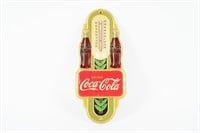 1941 DRINK COCA-COLA DOUBLE BOTTLE SST THERMOMETER