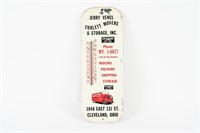 JERRY VENCL CORLETT MOVERS TIN THERMOMETER