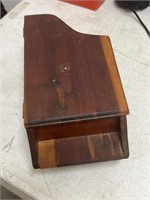 Cedar piano trinket box