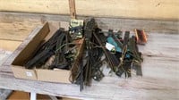 HO scale train track accessories and transformer