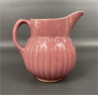 Watt Pottery Pink "Corn Rows" Pitcher