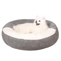 30" Large Dog Bed Cat Bed with Attached Blanket
