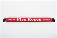 FIVE ROSES FLOUR PORCELAIN PUSH BAR