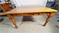 Traditional Oak Dining Table