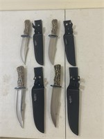Fixed blade knife lot