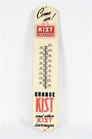 COME IN ENJOY KIST BEVERAGES TIN THERMOMETER