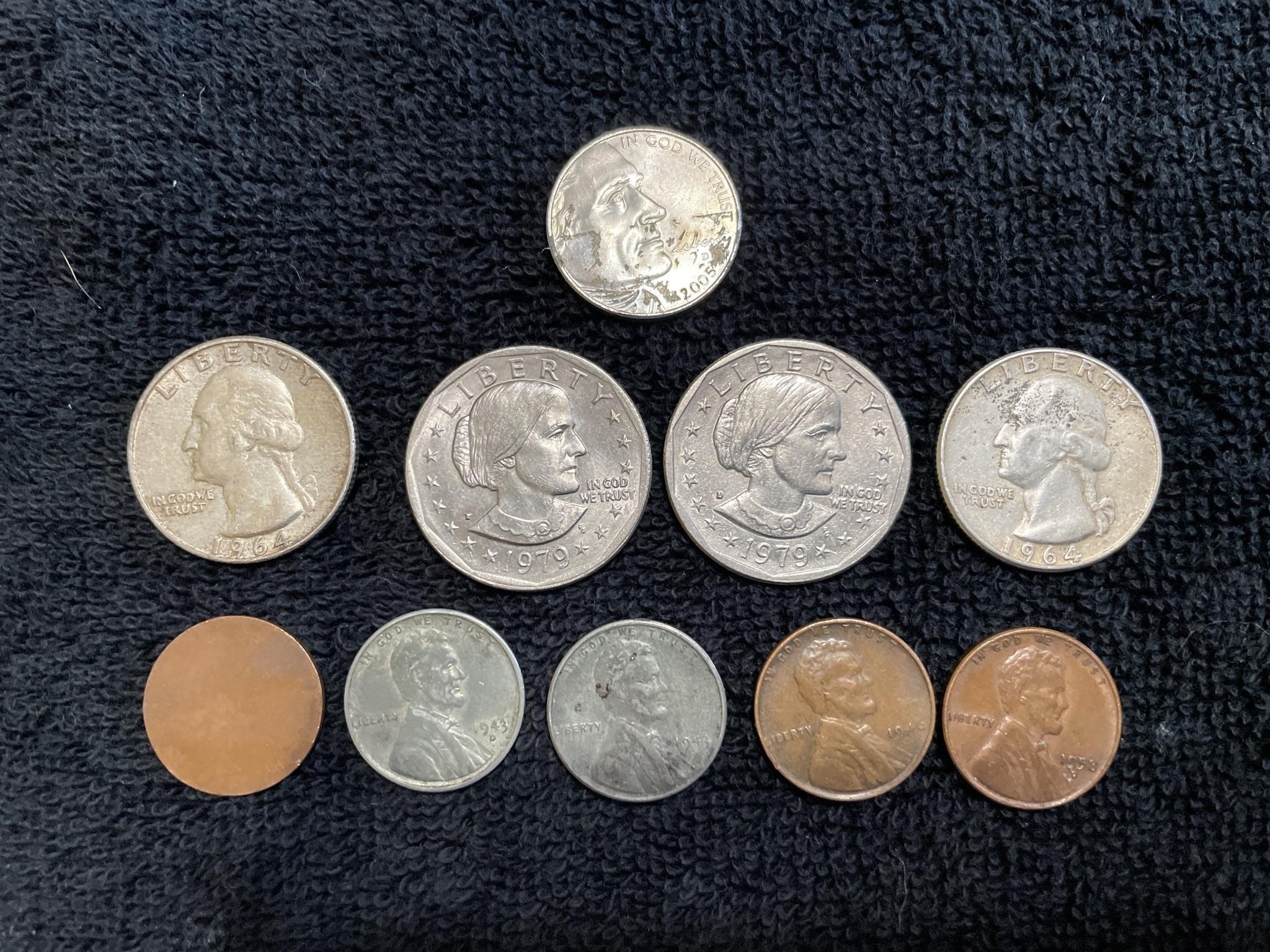 Assorted collectible U.S. coins