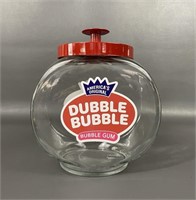 Dubble Bubble Gum Glass Countertop Jar
