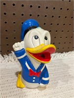 Hand painted Donald Duck bank no bottom no bottom
