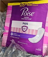 LOT OF 2 - Poise Pads 45ct