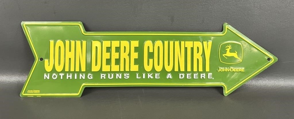 John Deere Country Metal Sign