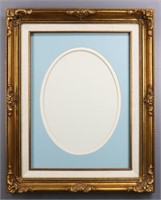 Painted Wood Frame w/Mat & Glass
