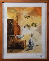 Salvador Dali (Spain 1904-1989) Egg & Butterfly