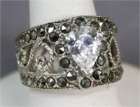 Size 6 Sterling Ring