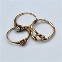 Three Gold Rings (4.5g)