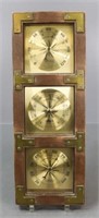Springfield Wood & Brass Case Barometer