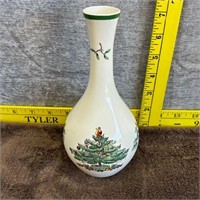 Vintage Spode Porcelain Christmas Tree Bud Vase