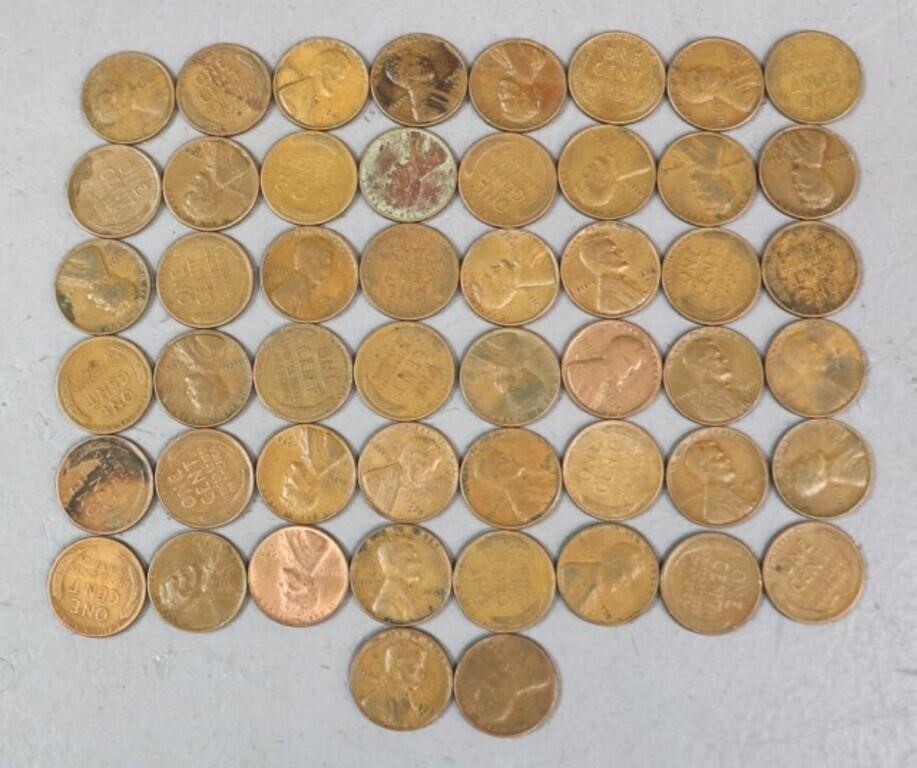 Wheat Pennies / 50 pc