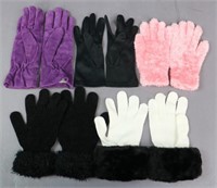 Hanes Her Way & Assorted Gloves / 5 pr