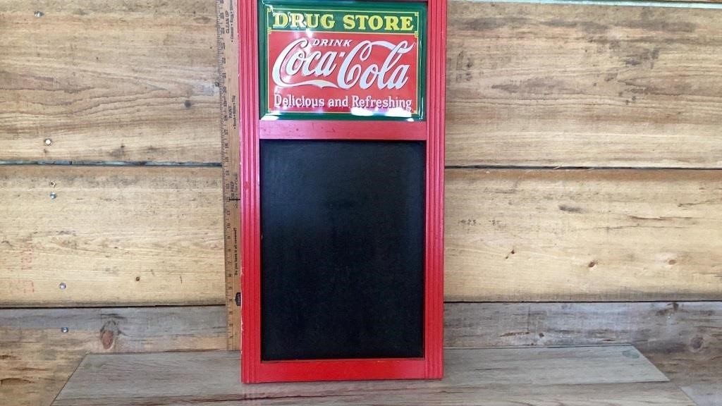Coca Cola chalk board
