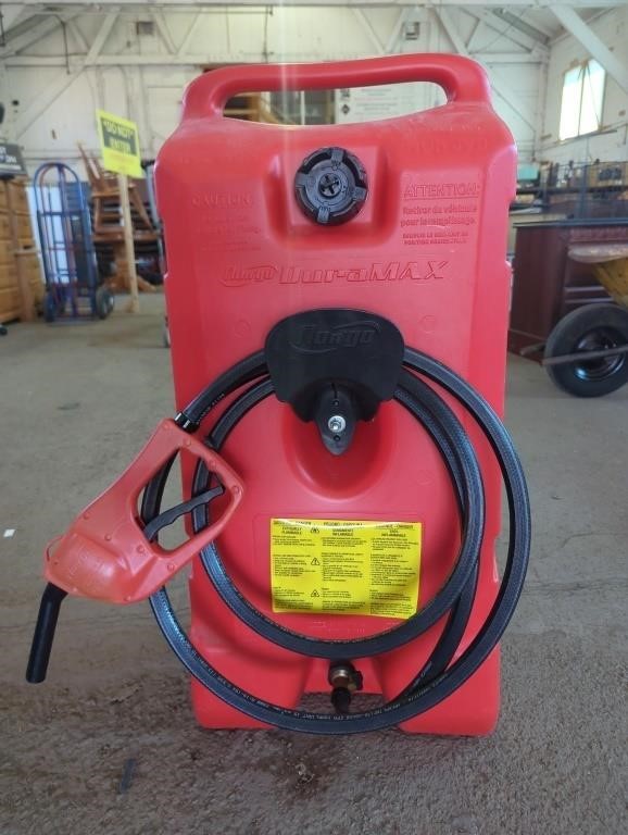 14 Gallon Portable Gas Tank with Nozzle and Hose