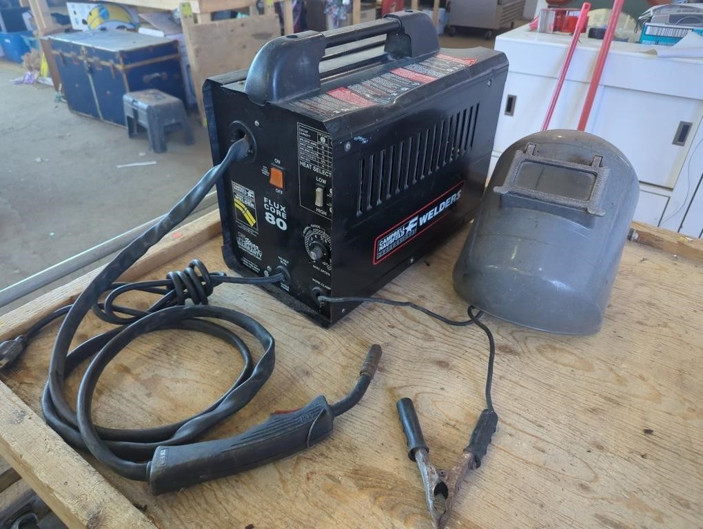 Flux Core 80 Wire Feed Welder, Powers On,