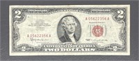 1962 United States Red Seal $2 Bill
