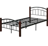 Hodedah Metal Twin, Complete Bed (Item has a few