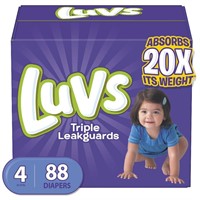 Luvs Diapers Size 4  88 Count (Select for More