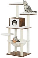 New Feandrea WoodyWonders Cat Tree, Modern Cat