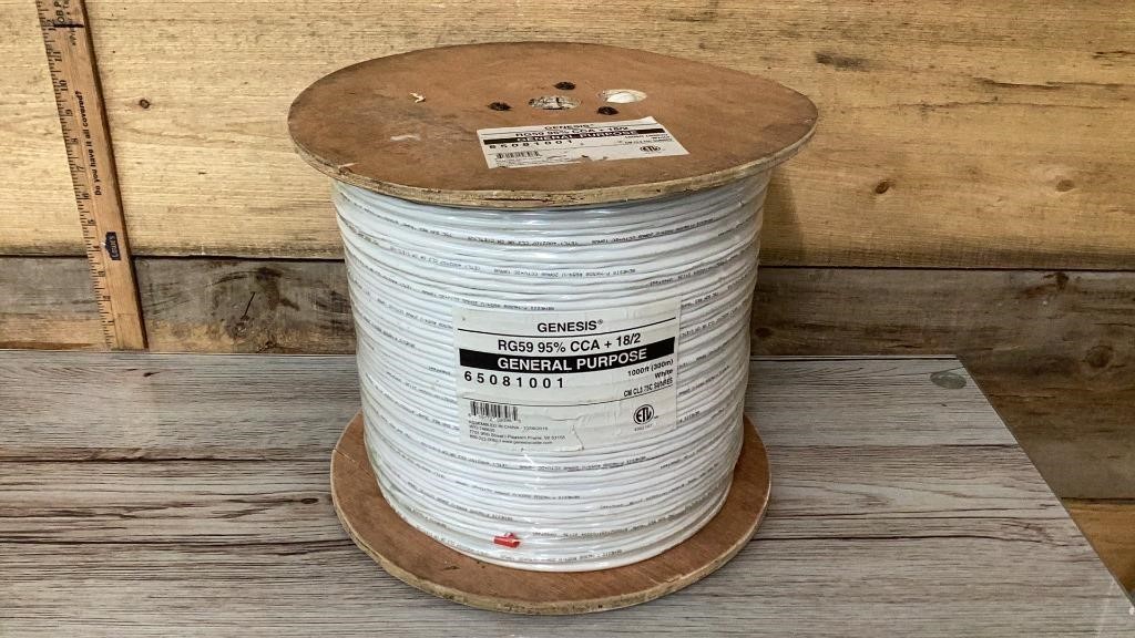 New 1000 foot roll of security wire