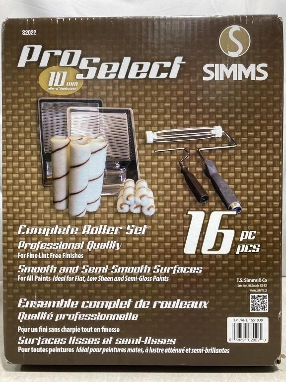 Simms Complete Roller Set *Opened Box