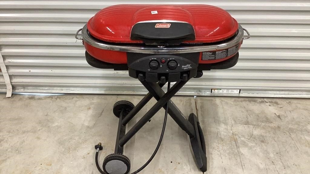 Coleman gas grill foldable