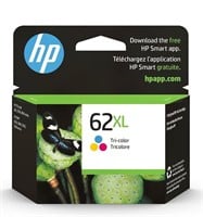 ($79) Original HP 62XL Tri-color High-yield Ink |