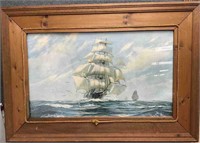 Framed Print of Ship