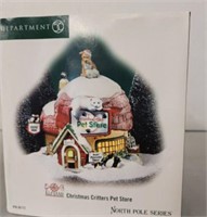 DEPT 56 CHRISTMAS CRITTERS STORE