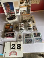 Nascar & racing items, cups, cards, posters