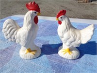 BEAUTIFUL ROOSTER AND HEN SET