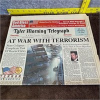 Vintage Newspaper: "At War With Terrorism"